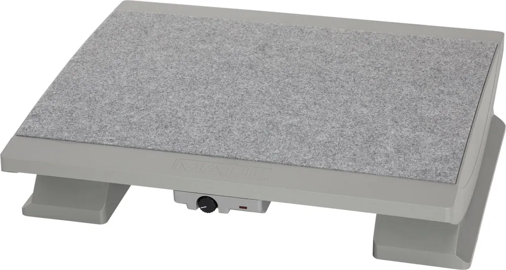 Repose-pieds chauffant MAULpro pour soulager les jambes lourdes au bureau