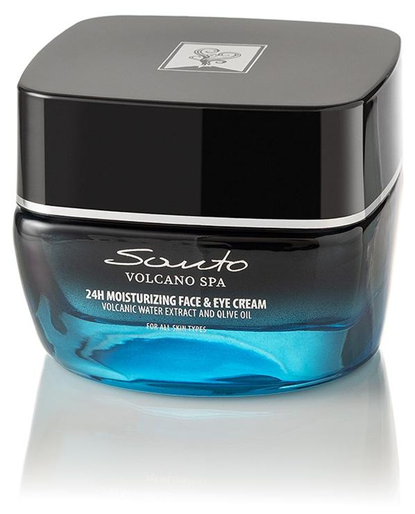 Santo Volcano 2 in 1 Feuchtigkeitscreme für Gesicht & Augen Produktbild  KI-generiertes Bild