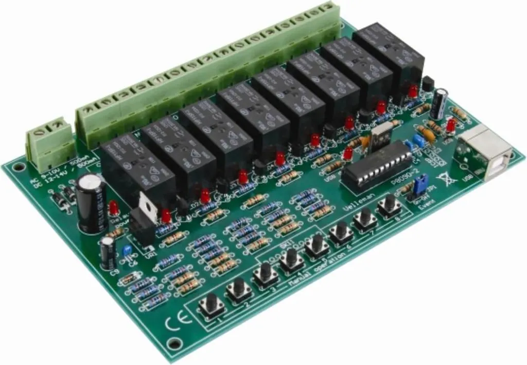 Module de Commande USB avec 8 Relais 250V 10A pour Automatisation par PC