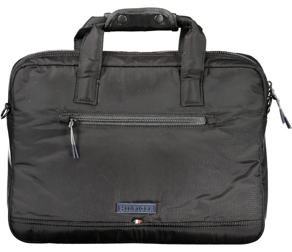 TOMMY HILFIGER SCHWARZER MANN-AKTENTASCHE : Farbe - Schwarz, Größe - UNI Größe: UNI Farbe: Schwarz Größe: UNI