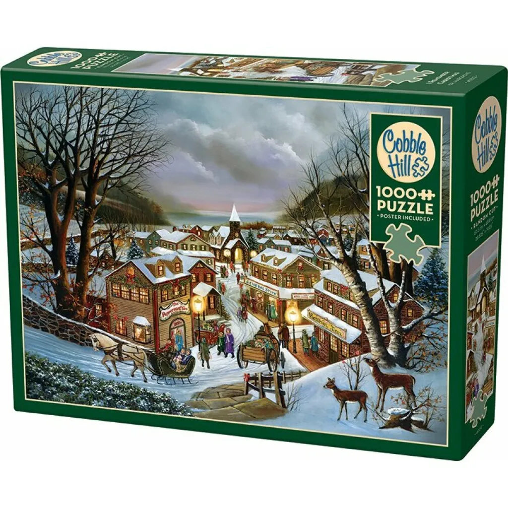 Puzzle 1000 Pièces de Noël : Activité Détente Vintage en Famille cet Hiver