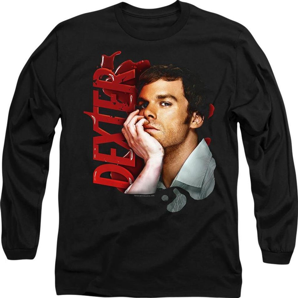 Dexter - T-Shirt für Herren/Damen Uni TV11057 (XXL) (Schwarz)