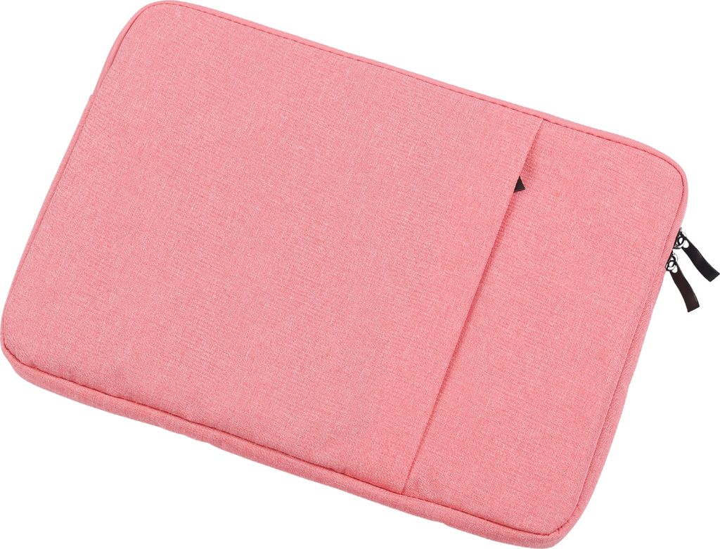 Case2go - Laptoptasche Hülle Tasche für Macbook, Laptop, Chromebook - Baumwolle - 13 Zoll - Mit Extrafach - Ultimativer Schutz - Rosa