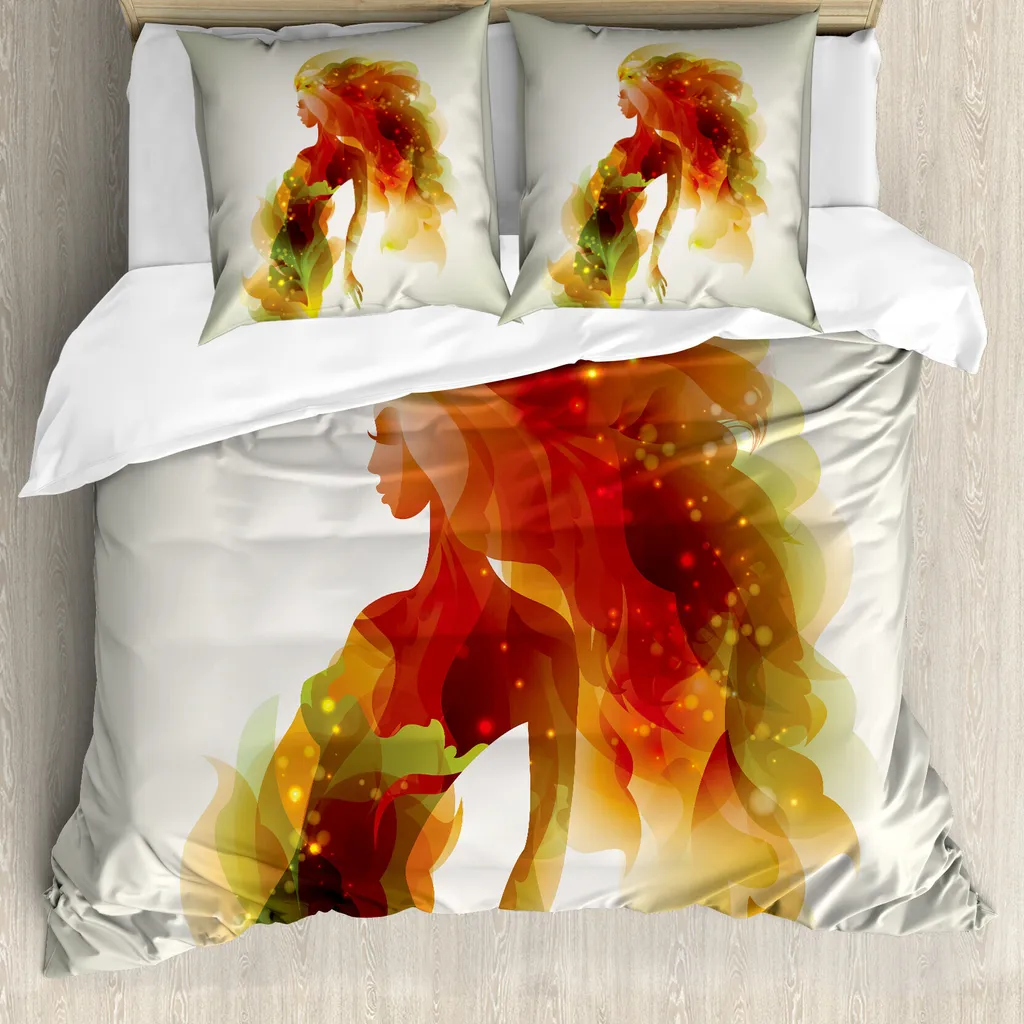 LOVQUE Set Copripiumino Matrimoniale In Cotone Effetto Lino – Colore Arancione Bruciato – 228x228 Cm Con 2 Federe – Chiusura A Cerniera