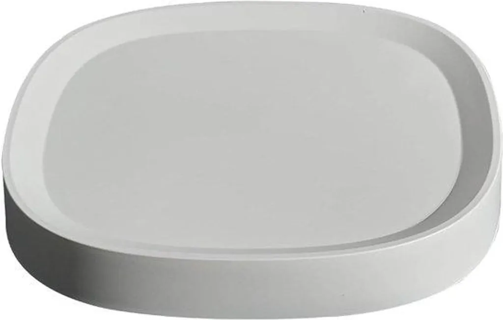 Bac à fleurs blanc avec roulettes pivotantes 22 cm - Design robuste