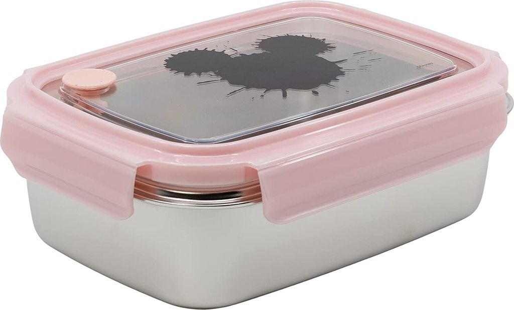 1020 Ml Edelstahl Rechteckige Lunch Box - Mickey