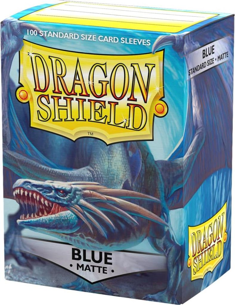 Dragon Shield | Standard Size Matte Card Sleeves | 100 CT - Smooth & Tough TCG Sleeves - Compatible with Pokemon, Flesh & Blood, One Piece & Magic the