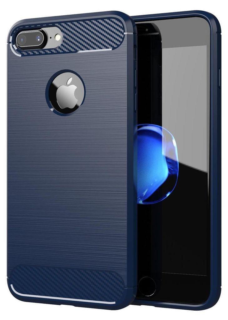 Cadorabo Hülle für Apple iPhone 7 PLUS / 7S PLUS in Blau Produktbild 