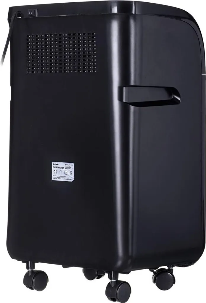Broyeur de papier Activejet ASH-2502C compact avec corbeille de 15L - 9