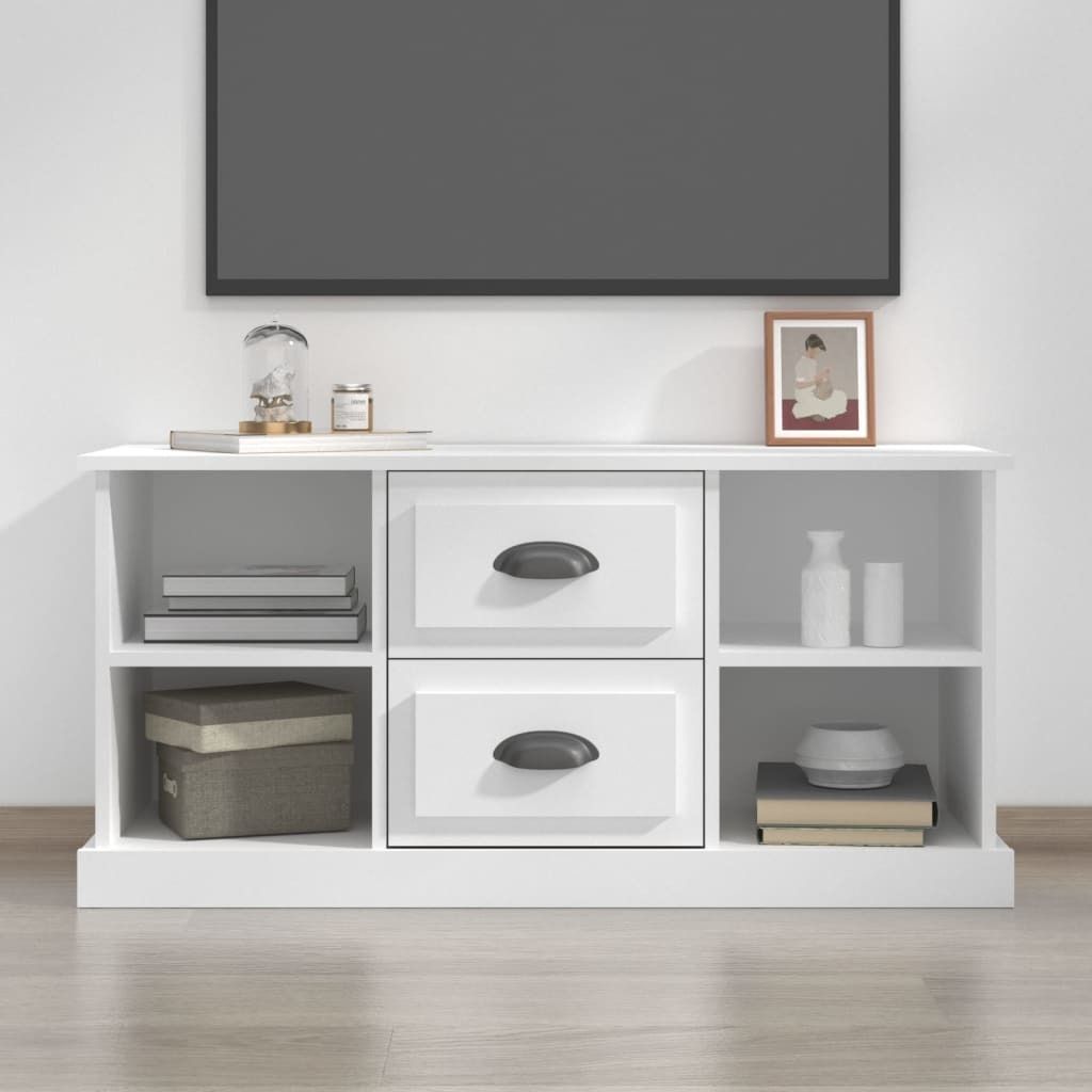 Maison Exclusive - TV-Schrank Weiß 99,5x35,5x48 cm Holzwerkstoff