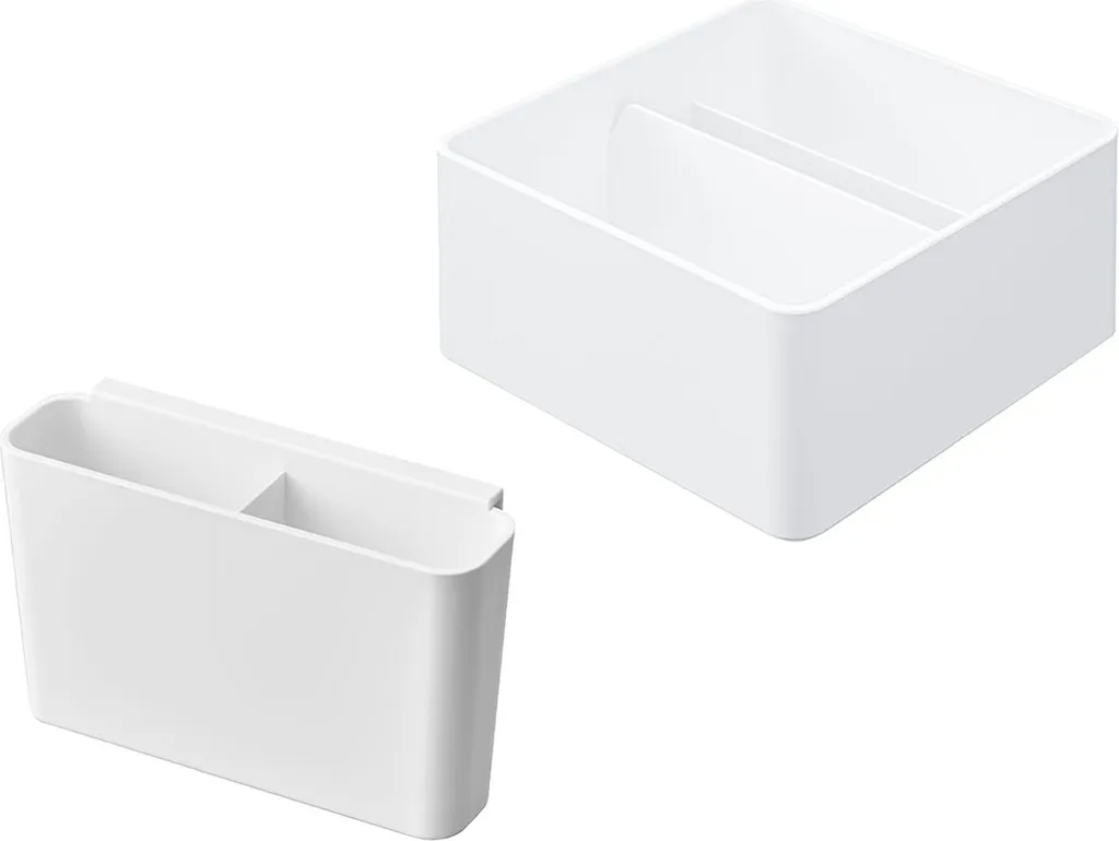 Vanity Case Fixe pour Maquillage Tower Blanc avec Miroir de Table Chic - 7
