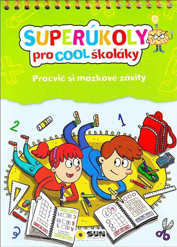 Finis les devoirs difficiles avec le cahier Super úkoly vert ludique