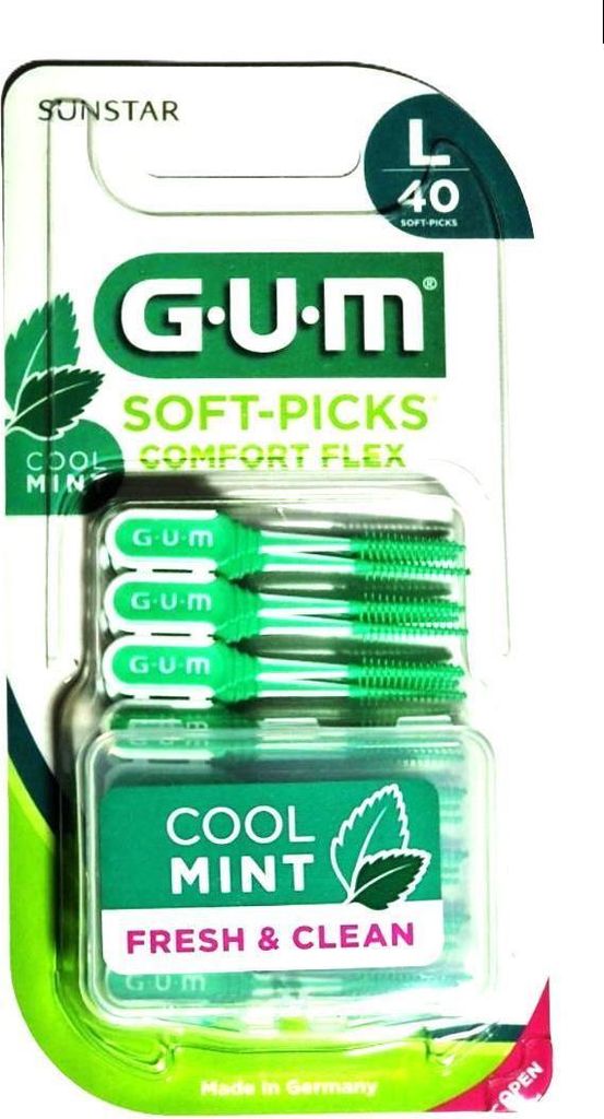 GUM Soft Picks Comfort Flex mint - large 3x 40 Stück (1,3 - 1,5 mm)