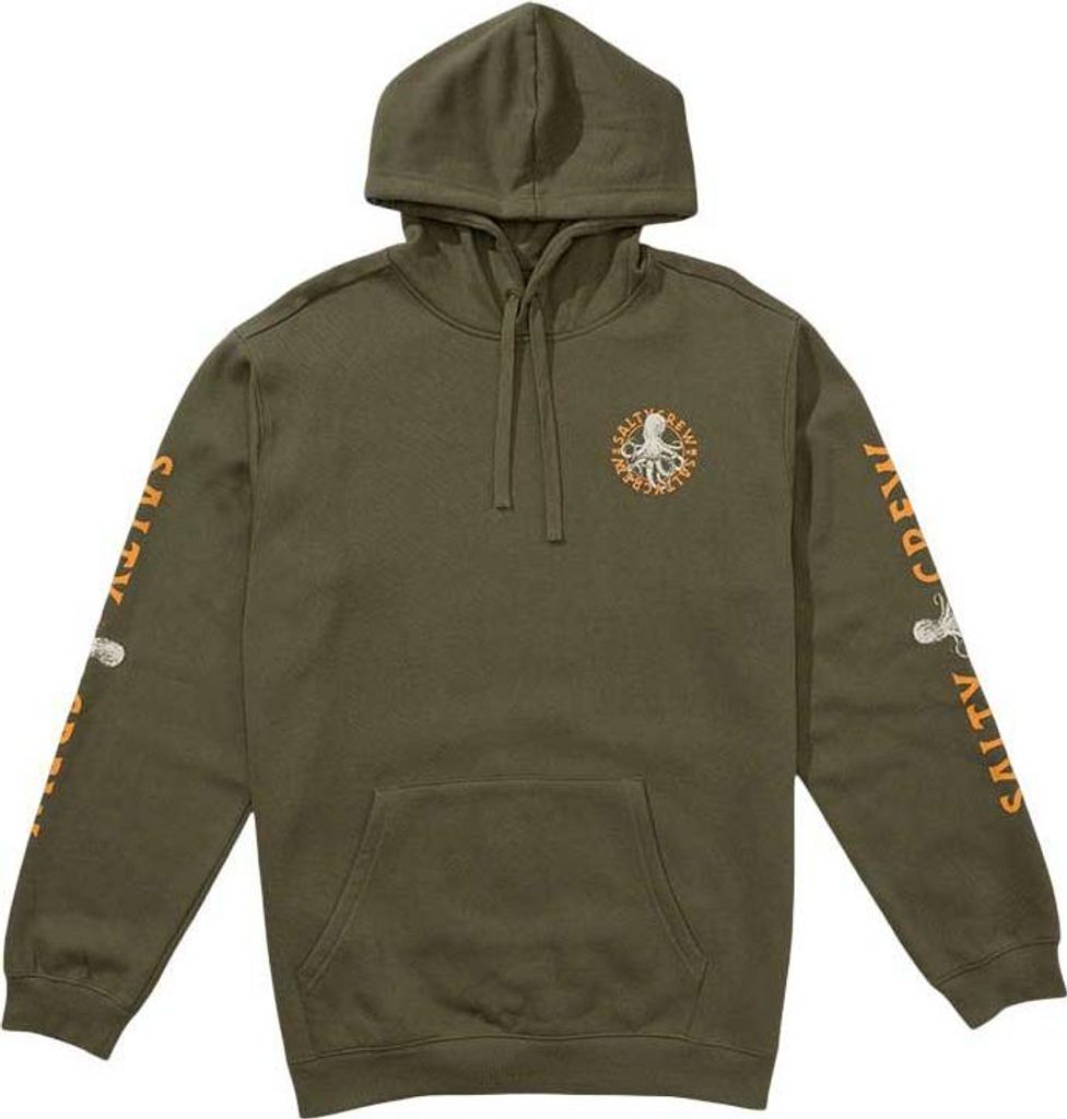 Salty Crew Tentacles Fleece Kapuzenpullover Grün L Mann Grün L