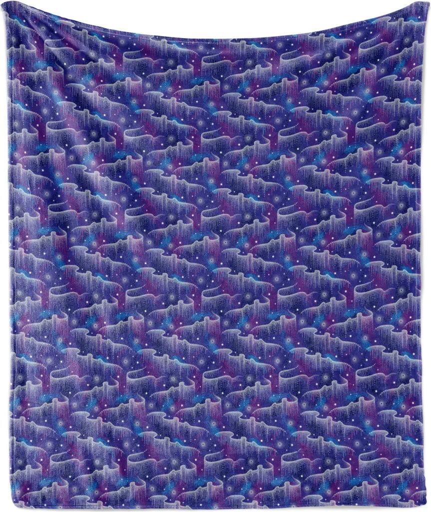 Plaid Arredo ABAKUHAUS Aurora Boreale 175x230 cm | Morbido Pile