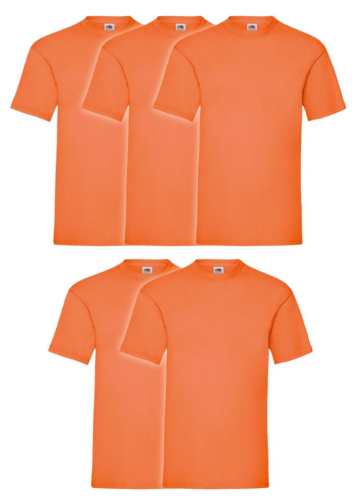 5er Pack Fruit of the Loom Valueweight T-Shirt + GRATIS Produktbild 