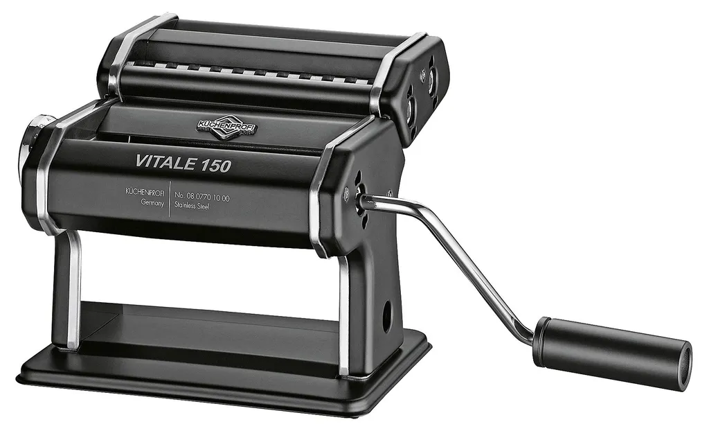 Machine à pâtes KÜCHENPROFI Vitale 150 noir mat - Réussir ses pâtes