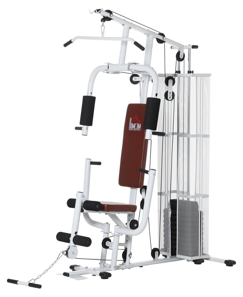 HOMCOM Fitnessapparaat, krachtstation, multifunctionele Productafbeelding 