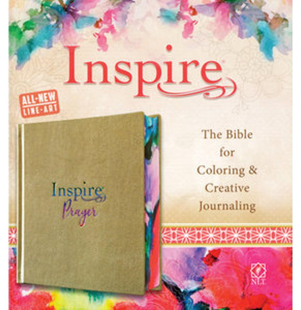 Inspire Prayer Bible NLT (Hardcover Leatherlike, Metallic Produktbild 
