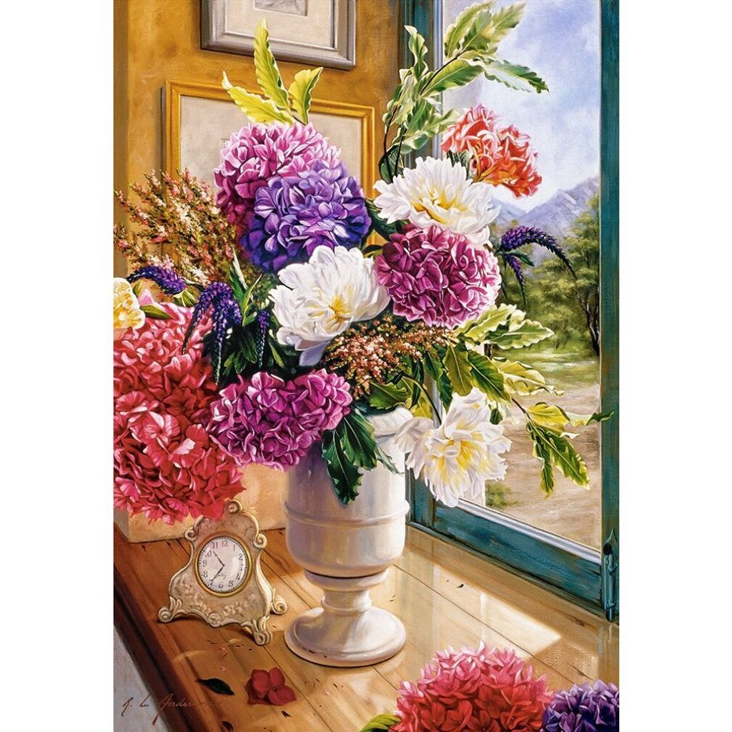 Castorland Still Life with Hydrangeas 1000 pcs, 1000 Produktbild 