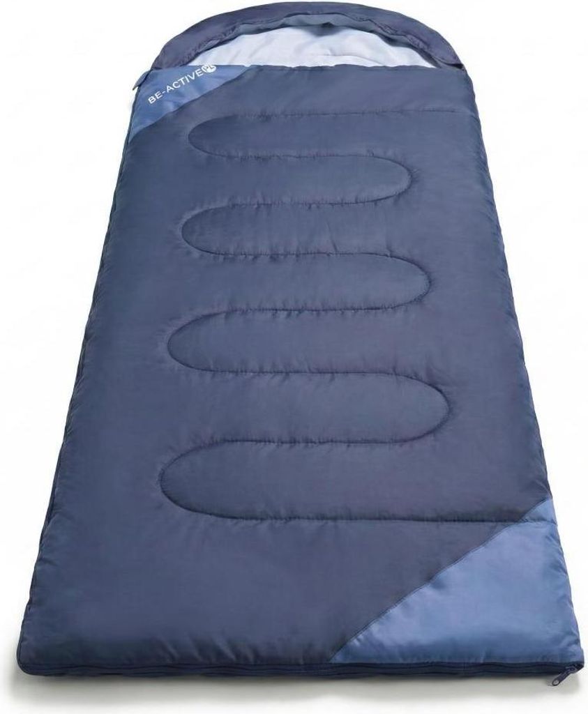 Schlafsack Leichter mit kapuze 180 x 150 cm Camping Outdoor
