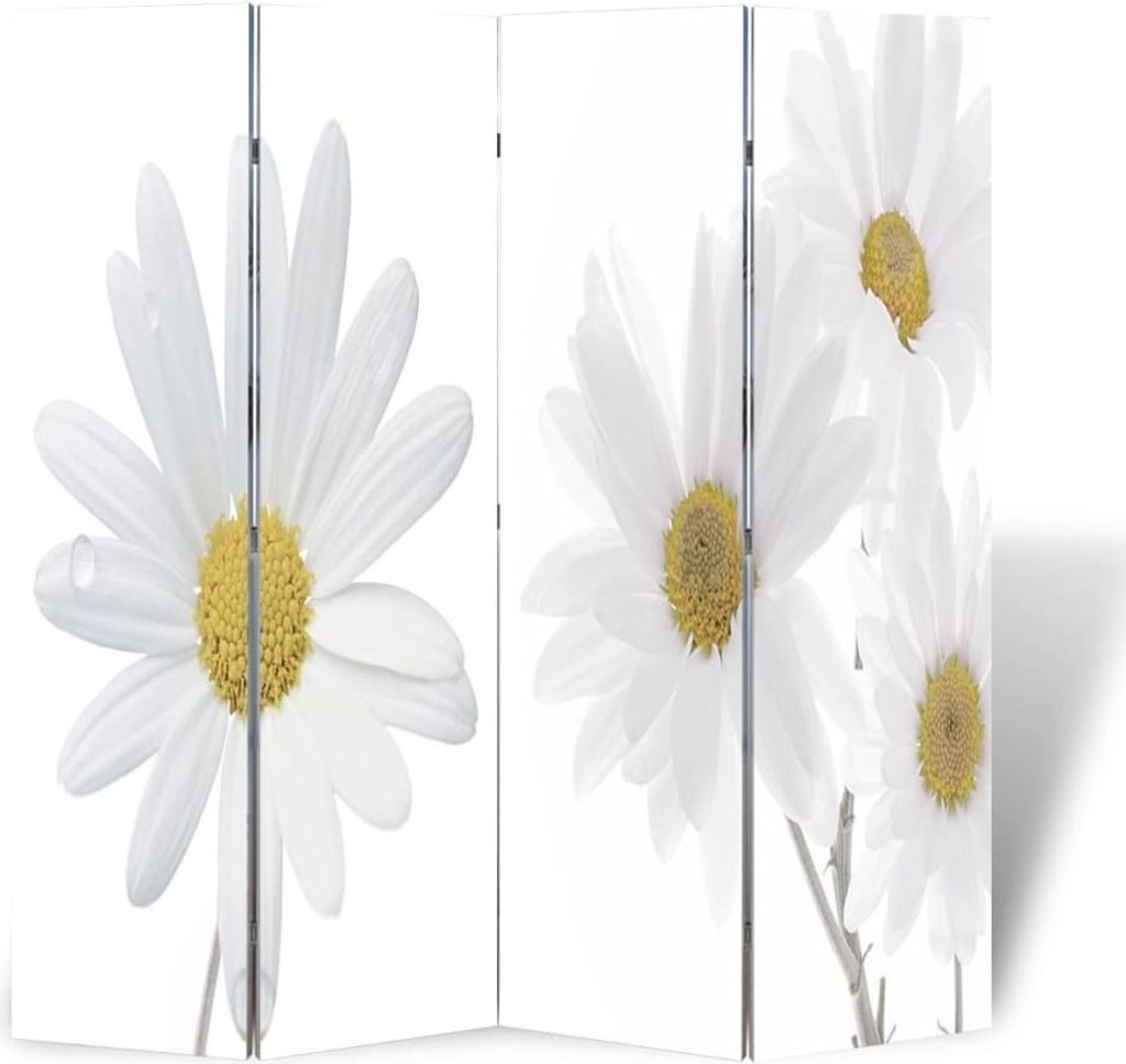 Raumteiler klappbar 160 x 170 cm Blume