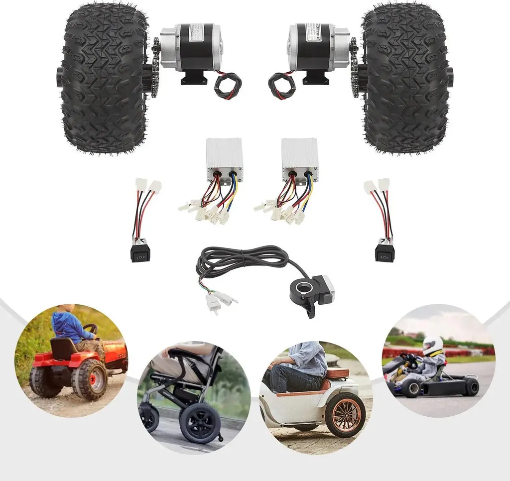 Kit Motorisation pour Création de Kart Électrique 36V Roues 10 Pouces - 2