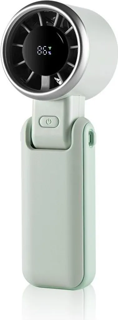 Ventilateur Portable Contre la Chaleur avec Écran et Haute Vitesse Vert