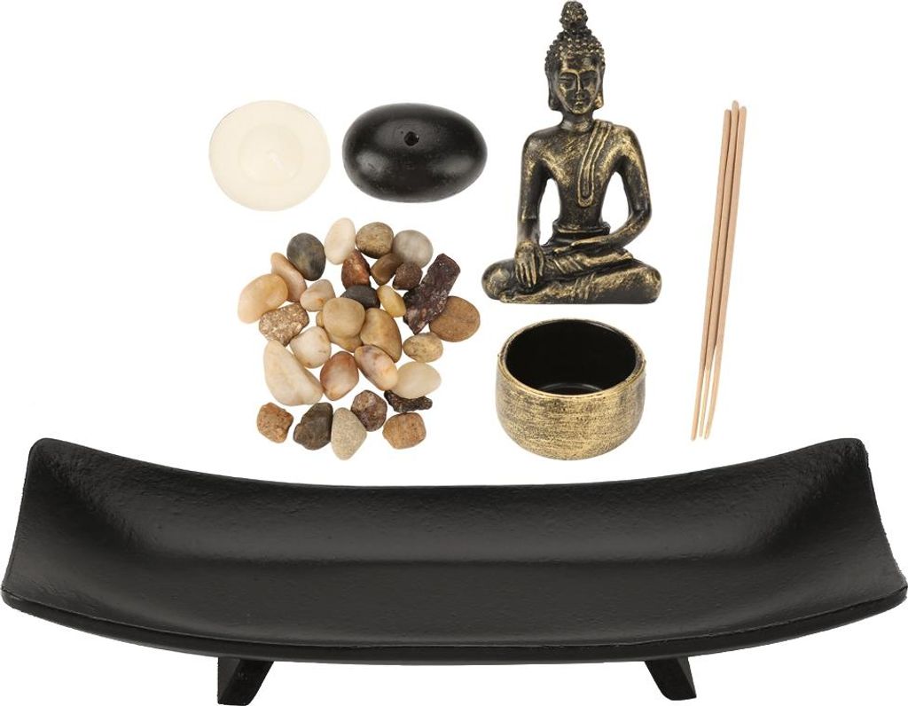 1 Set Zen Buddhismus Weihrauchbrenner, Flavor Buddha Kerzenlestick, ruhiger Frieden für die Entspannung der Heimdekoration