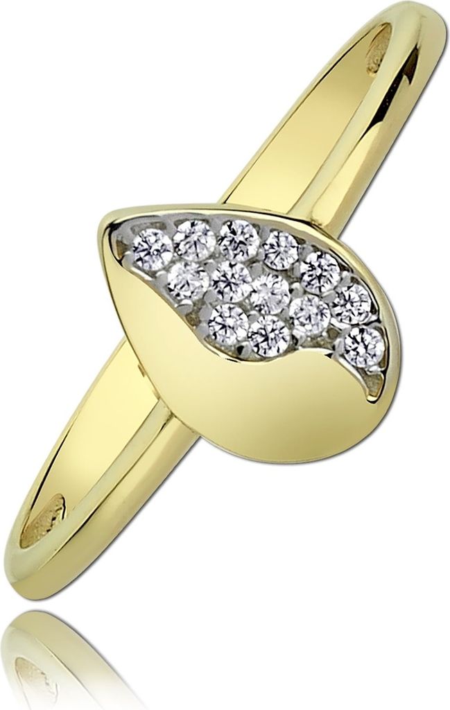 Balia Ring Damen Gold 333 58 18,5 weißgold Ringschmuck D2BGR014G58