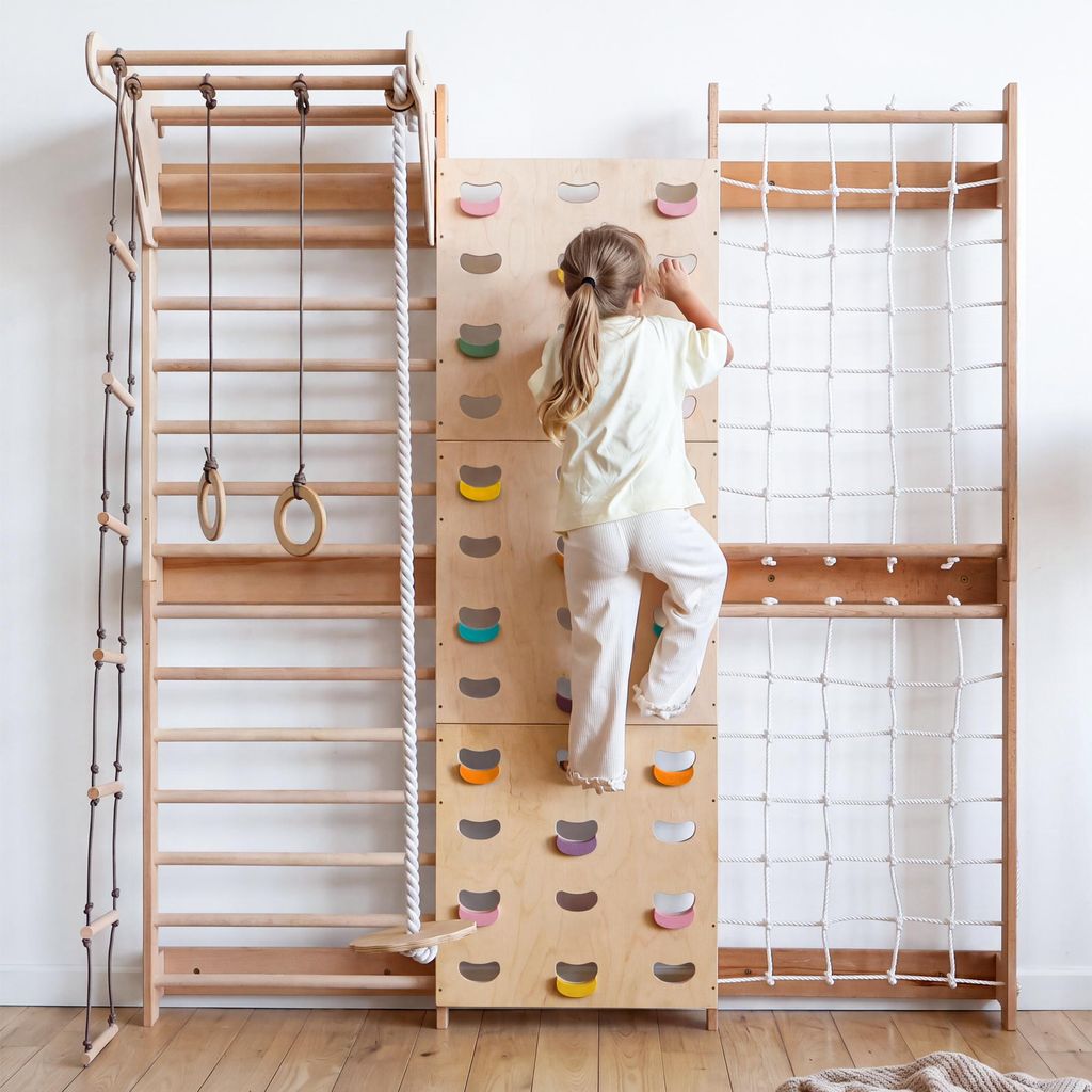 Goodevas Klettergerüst Wandmontage: Montessori Produktbild 