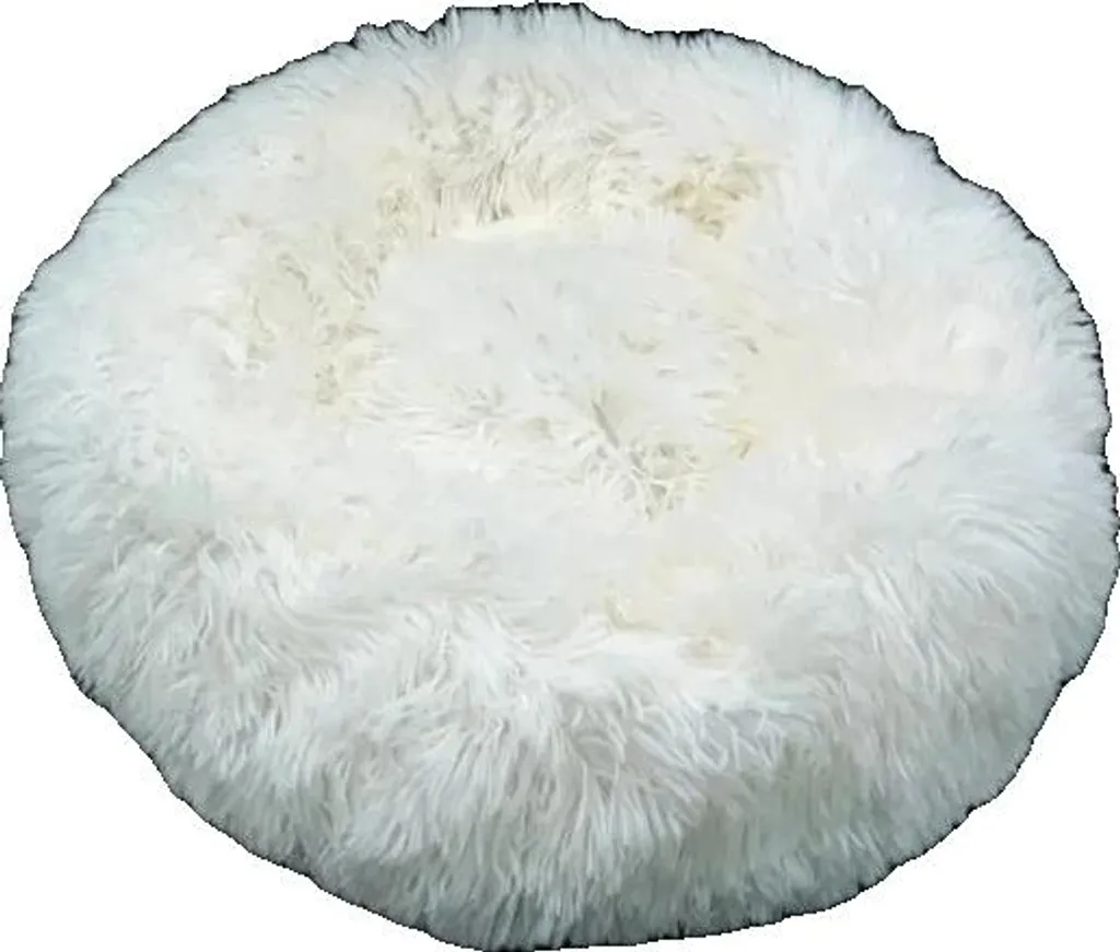 Letto Gatto Grande 90cm Eco-Friendly | Cuccia Bianca Soffice