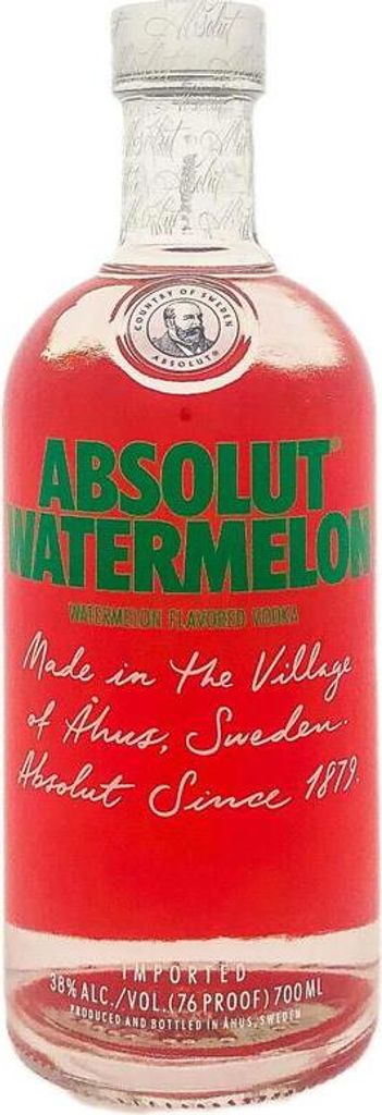Absolut Watermelon Vodka - Vodka, 3% vol. 0,7 l Imagen del producto 