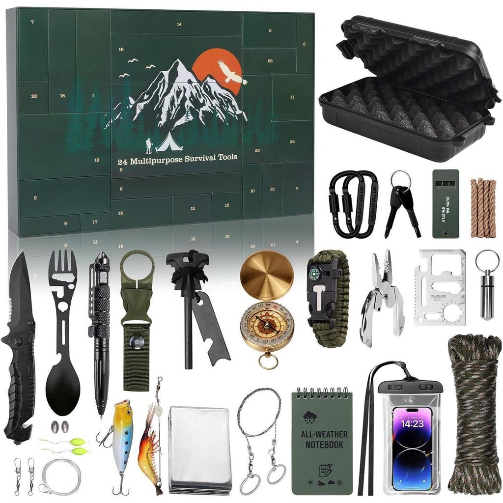 Calendrier de l'Avent "Kit de survie" : compte à rebours de Image du produit 
