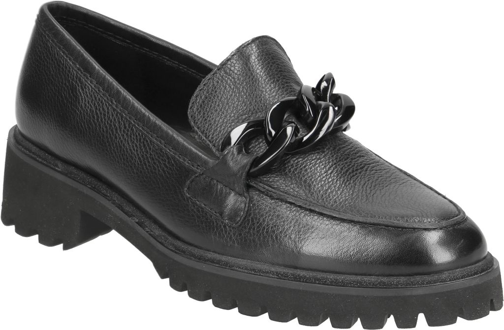 Ara Slipper & Mokassin KENT, Glattleder, Schwarz, Damen