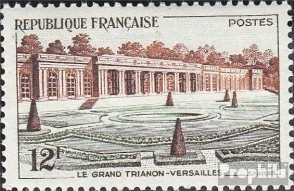 Briefmarken Frankreich 1956 Mi 1087 (kompl.Ausg.) postfrisch Le Grand Trianon