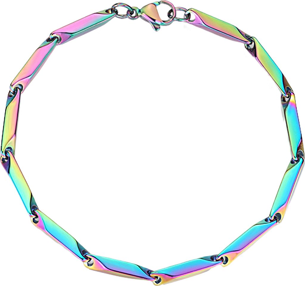 Abschreckprozess-Armband, einfache, antiallergische Blattkette, modische Armband-Handgelenkdekoration-S