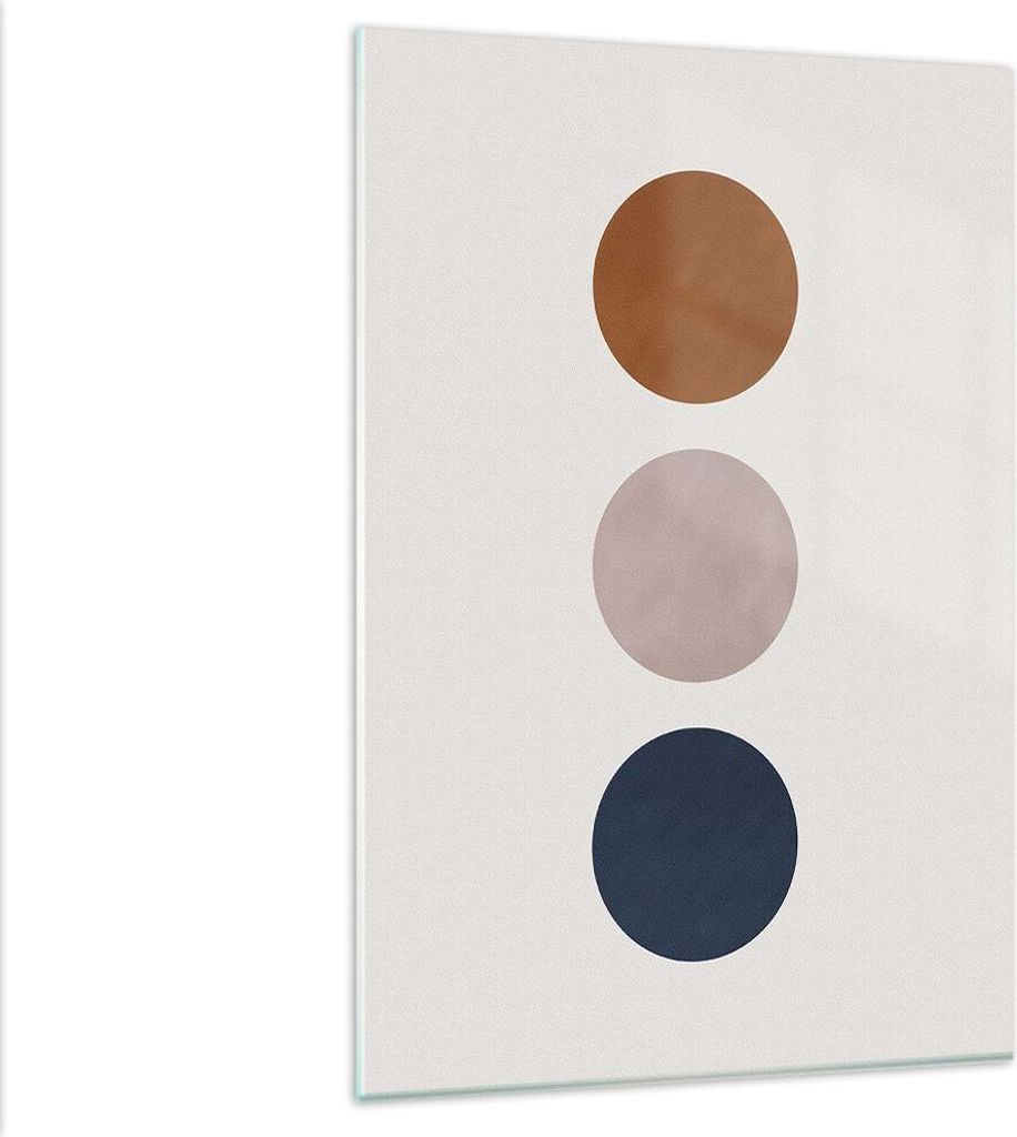 Bilder auf glas - Einteilig - Minimalistisch Räder Modern - 80x120cm - Glasbilder - Wandbilder - Bilder - Wanddekoration aus Glas - Glas Bilder - ...