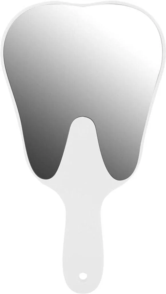 Miroir de bouche examen dentaire en plastique rigide ergonomique 15cm