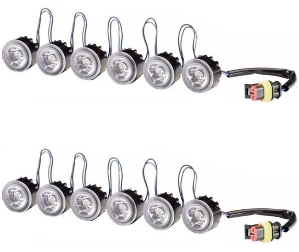 Tagfahrleuchten-Set Fahrzeugfront 12 V 6 W LED HELLA Produktbild 