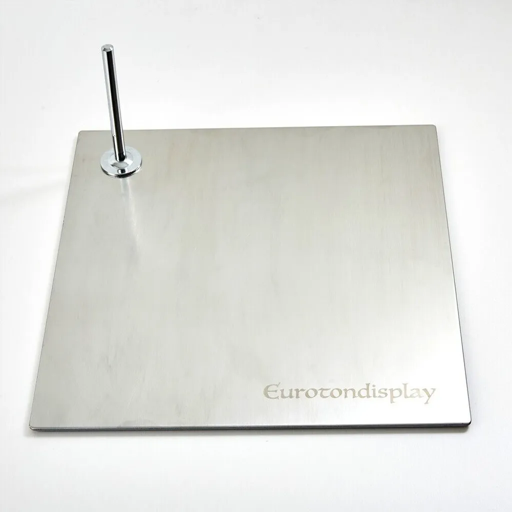 Base métallique anti-basculement pour mannequin 38x38 cm 4,5 kg