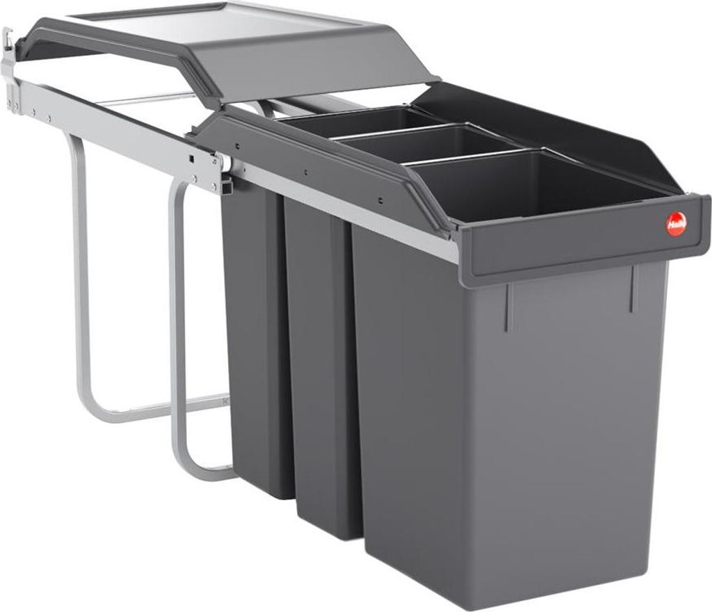 Cestino Hailo 3650191 TE Swing A Terzett 15 + 2x 7,5 litri Immagine del prodotto 