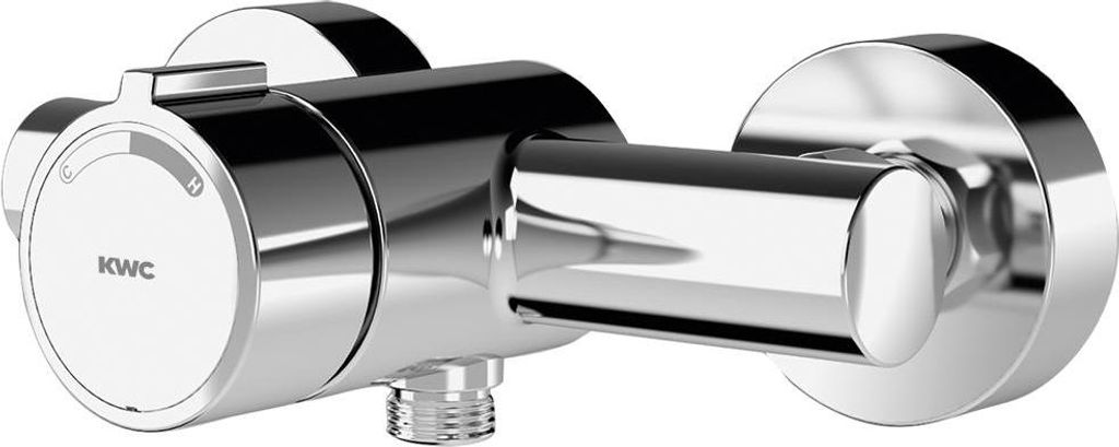KWC AR Wandbatterie, F3, hydr., Mischer, Aufputz, für Handbrause