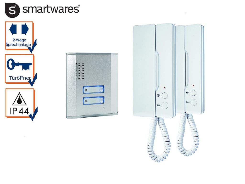 Smartwares Türsprechanlage video Alarmanlage IP Kamera Indoor Outdoor Sicherheit Türgegensprechanlage IB62