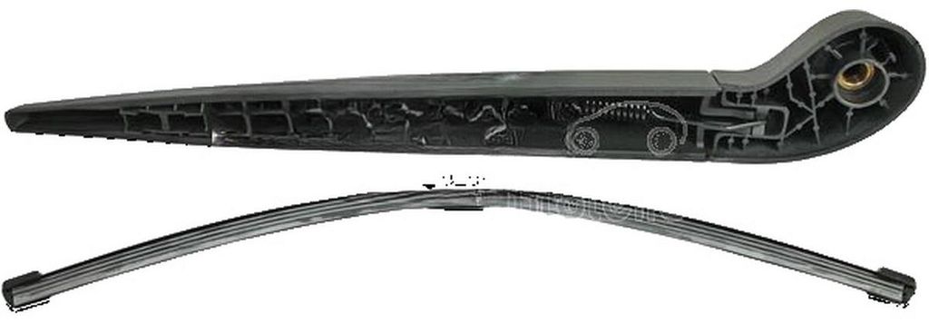 METZGER 2190331 Wischerarm Scheibenwischerarm Hinten für VOLVO V70 III (135) mit Wischblatt