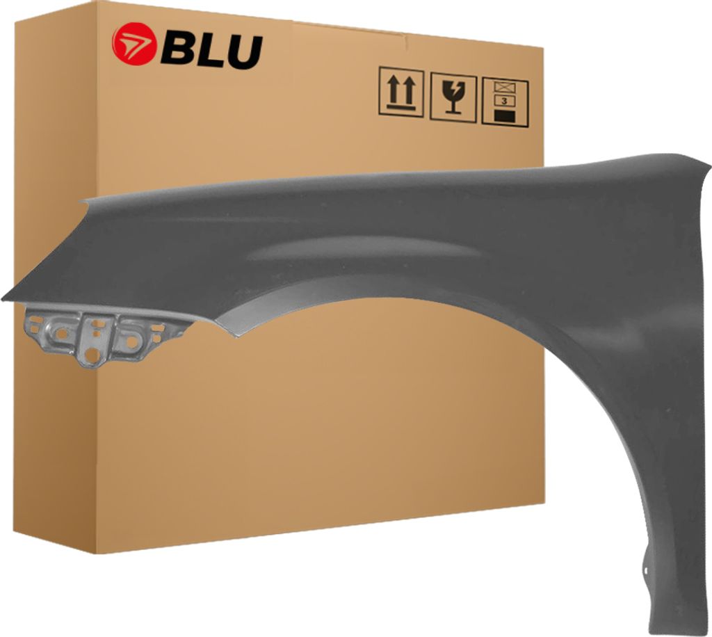 BLU Kotflügel Passend für VW Volkswagen Golf V 5 Kombi / Jetta LA7T Links Grau VereintGrau | 2003-2009 | Vorderseite Vorne | Lackiert | Einbaufe...
