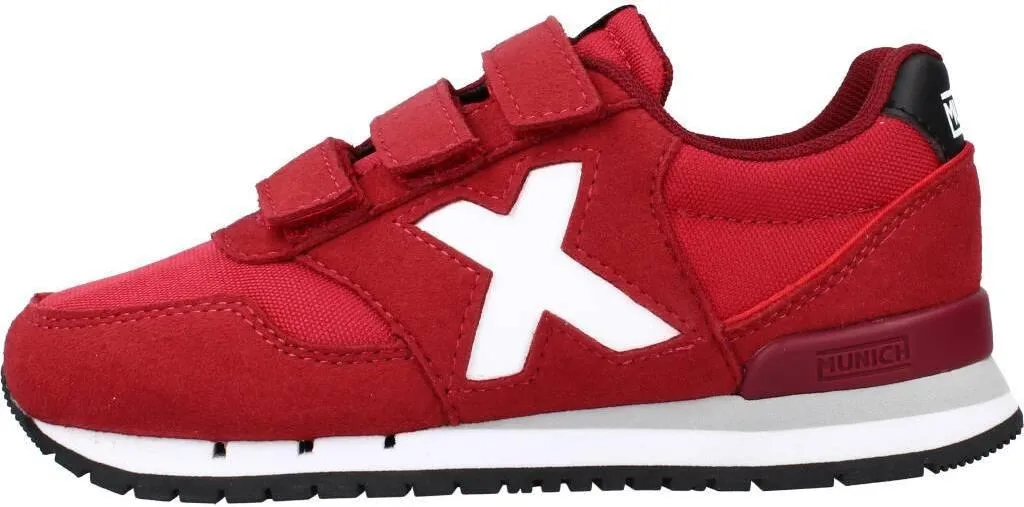 Baskets Munich Dash Kid Vco 106 Bordeaux : Finis les Lacets Défaits - 2