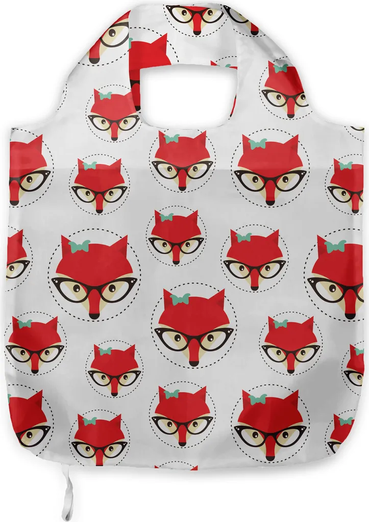 ABAKUHAUS Borsa a Tracolla Cartoon Hipster - Shopper Verde Menta per Tutti i Giorni