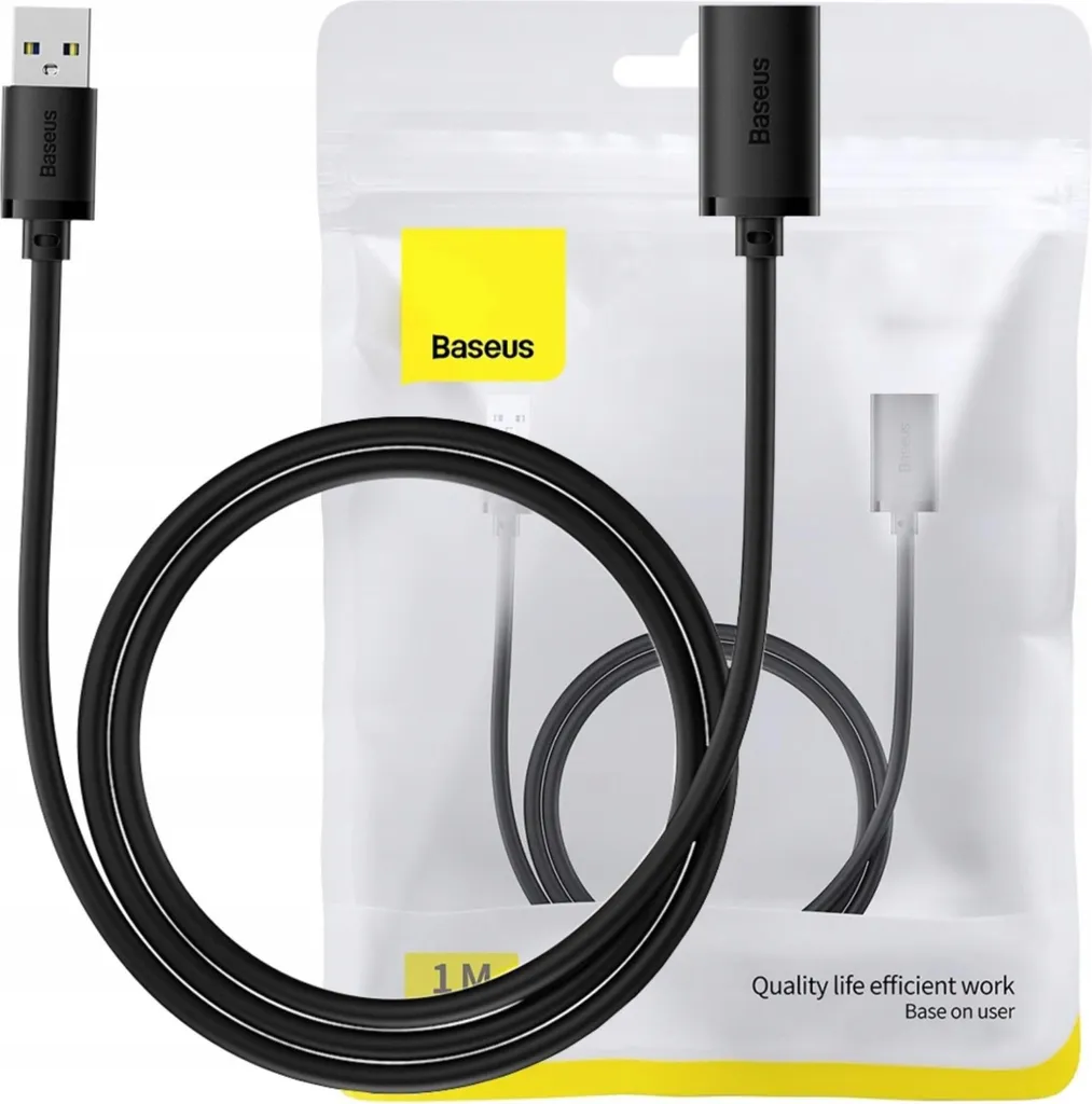 Cavo Prolunga USB 1.5m Baseus AirJoy - Estensione USB 2.0 Nera - 13