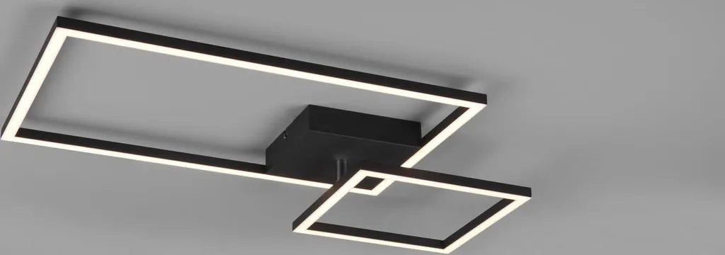 PADELLA nero RL R62642432 lampada da soffitto moderna a LED integrato PADELLA nero